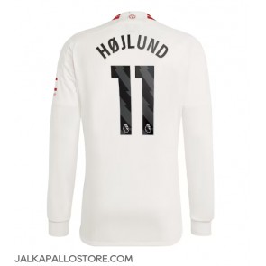 Manchester United Rasmus Hojlund #11 Kolmaspaita 2023-24 Pitkähihainen